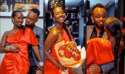 Mbona Imana muri wowe! Linda yatomoye Eddie Mico anatera urwenya ko ajya yibagirwa kumwita Fiancé