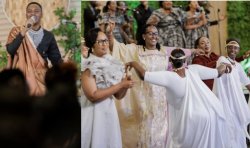 Byari ibyishimo bidasanzwe, gusingizanya Imana n'ababyeyi mfata nk'icyitegerezo - Josh Ishimwe wizihiye Madamu Jeannette Kagame