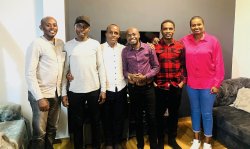 Patient yagiranye umugoroba w'umunezero n'ibyamamare birimo Aime, Simon, Boubou, Gaby na Dusabe mbere yo kujya muri Amerika 