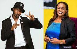 Aline Gahongayire ari mu batumiwe mu gitaramo cya Yago Pon Dat waririmbye 'Suwejo'