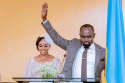 Brian Blessed yasezeranye mu mategeko na Dinah Uwera nyuma y'iminsi 103 amwambitse impeta