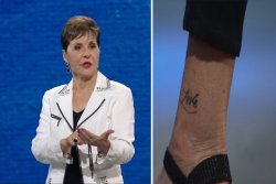 Joyce Meyer yishyizeho 'Tattoos' ebyiri mu kubaha Imana anatanga ubutumwa ku batambara amaherena