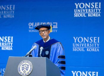 Amagambo akomeye Perezida Kagame yavugiye muri Koreya y'Epfo nyuma yo guhabwa impamyabushobozi y'ikirenga 