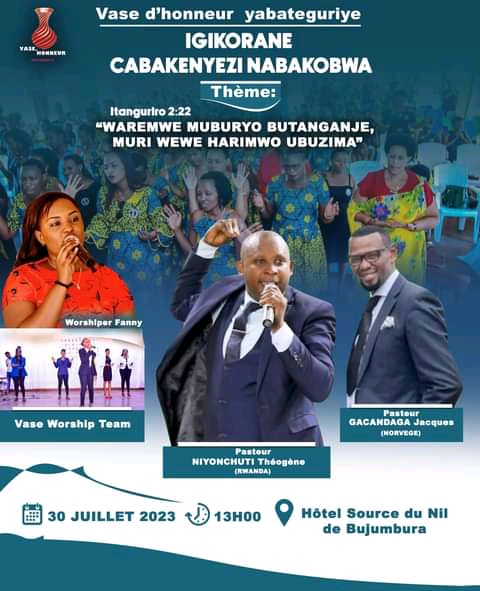 Pastor Theogene yapfuye afise ibikorane yari bukore i Burundi