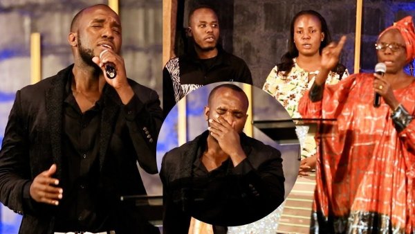 Rwanda's superstar The Ben cried in the church
