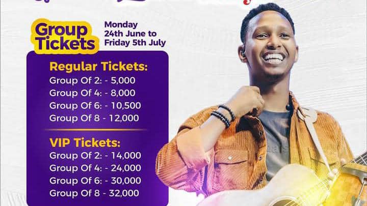 Ticket prices for Israel Mbonyi's concert in Kenya is out! 