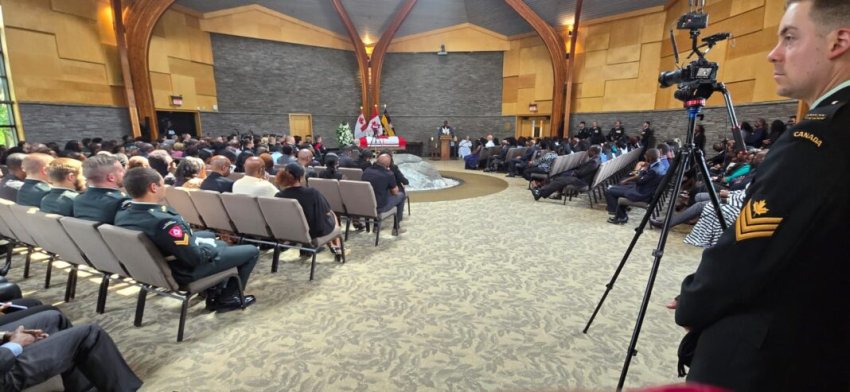 R.I.P Kevin: Rwandans in Canada Gather for Lt Kevin Nkubito's Funeral
