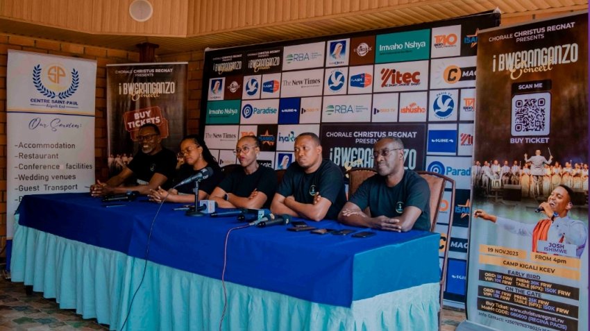 Korali Christus Regnat yongereye amerwe abitegura kwerekeza I Bweranganzo