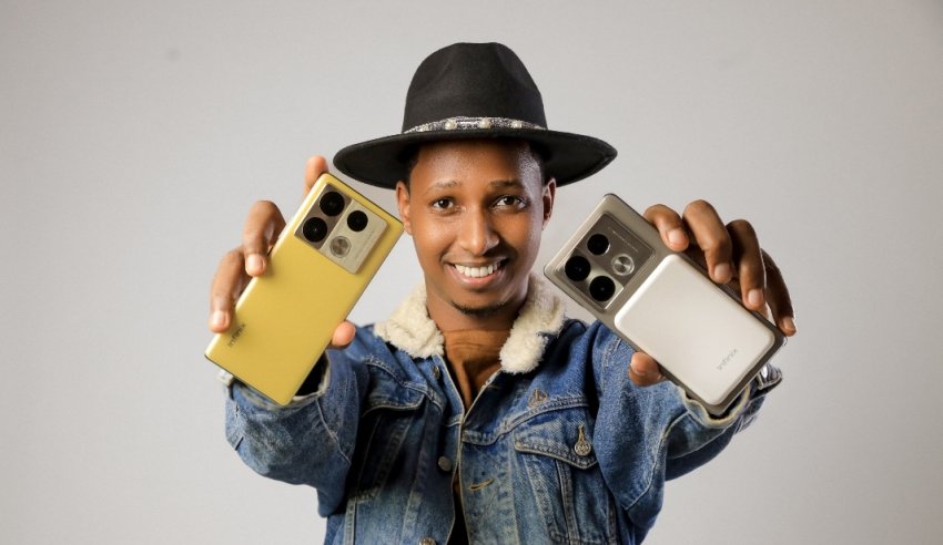 Israel Mbonyi is the Brand Ambassador of Infinix Note 40 Series phones