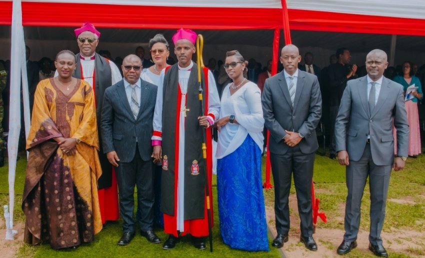 EAR: Ibyo Minisitiri Musabyimana yavugiye mu muhango wo kwimika Musenyeri Nshimyimana Christophe