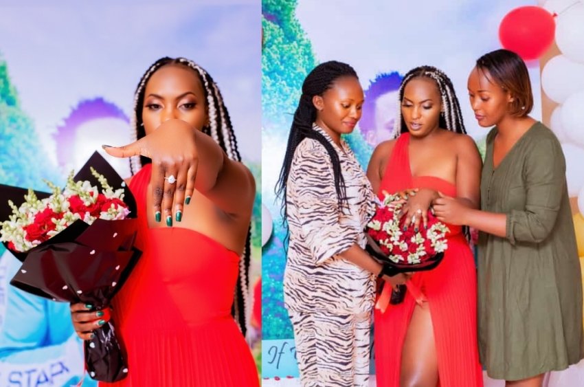 Kylie wo muri Filime ya Gikristo yitwa "Ndategereje" yambitswe impeta n'umusore bamaze umwaka bakundana-AMAFOTO