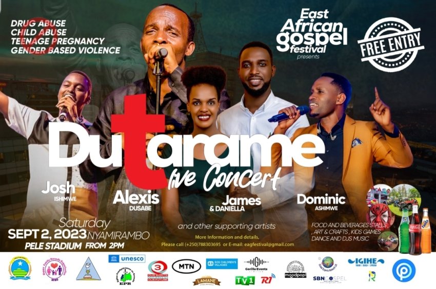 Imana ntitinza isezerano! Alexis Dusabe, James & Daniella, Josh na Dominic basubukuriye cya gitaramo muri Kigali Pèle Stadium