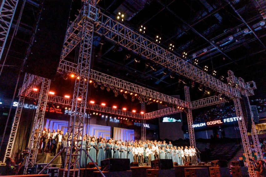 Shalom Gospel Festival: Isomo ku byuma bya rurangiza byari muri BK Arena, benshi bikanze za Nebelu-PHOTOS
