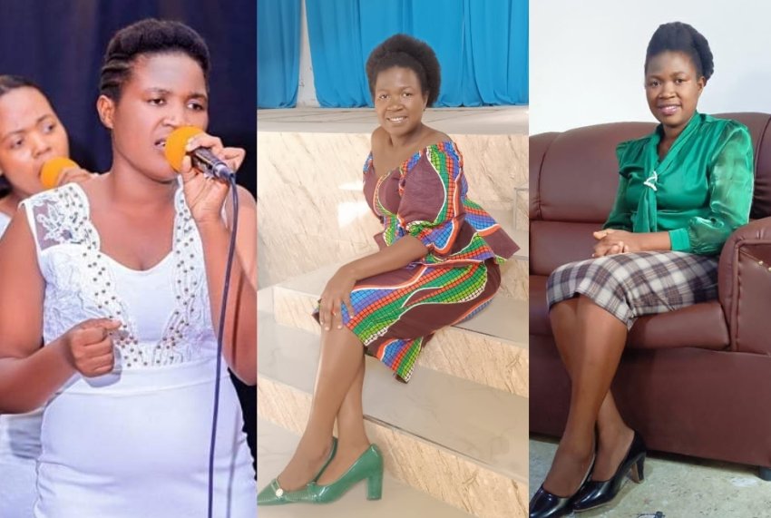 Jolyne Ndayiragije ari kuduza ibendera ry'igihugu c'u Burundi muri Gospel mu mahanga