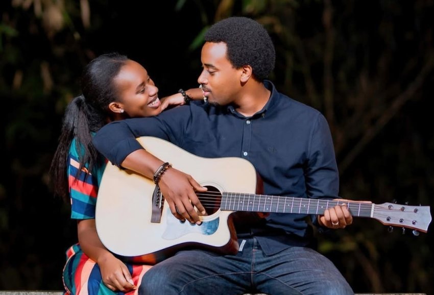 Bibera mu Ijuru rito! Isimbi Abiella, umukobwa wa Rev. Dr. Rutayisire yatomoye umugabo we Safari