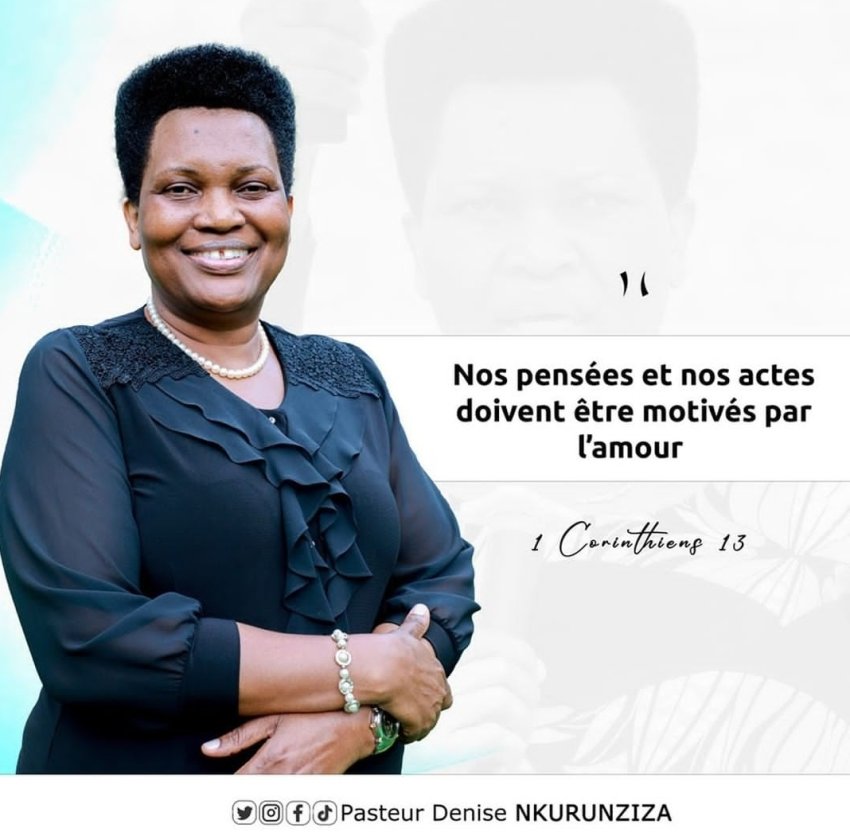 Pastor Denise Nkurunziza