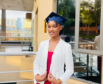 Alicia uririmbana na Germaine yasoje amasomo ya Bibiliya muri Blossomed Esther's Ministry