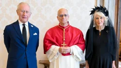 Bwa mbere mu mateka Papa Leo XIV yahuye n'Umwami Charles III w'u Bwongereza i Vatican