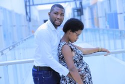 Umunyamasengesho Maombi Shalom n'umugabo we Eric bibarutse imfura - PHOTOS