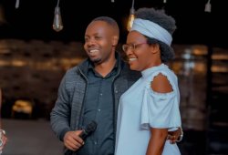 Thacien Titus yacunshumuye amagambo asize urwunyunyu ku mugore we bamaranye imyaka 9 - PHOTOS