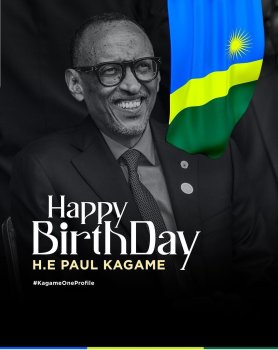 Isabukuru nziza y'amavuko kuri Perezida Kagame 