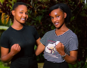 Alicia na Germaine begukanye igihembo cy'umuhanzi mushya mwiza wa Gospel muri Afrika