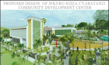 Inkurunziza mu kubaka inyubako y'agatangaza Community Development Center ku bufatanye na Audacious Church