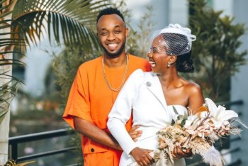 Injira mu bukwe bwa Eddie Mico na Linda, Couple y'aba Producers, Abahanzi n'Inzobere mu Muziki 