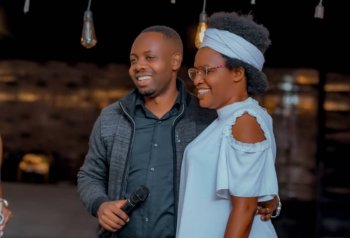 Thacien Titus yacunshumuye amagambo asize urwunyunyu ku mugore we bamaranye imyaka 9 - PHOTOS