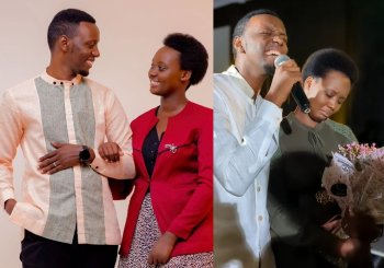 Papi Clever yarijije Dorcas ku isabukuru ye nyuma yo kumuririmbira indirimbo akunda bihebuje-VIDEO