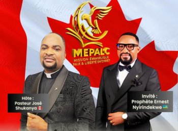 Canada: Prophet Ernest yatumiwe na Mepalc Church iyoborwa na Pastor José Shukanya