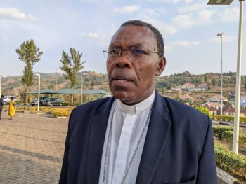 Bishop Mwumvaneza once again asked for the establishment of the Diocese of Kibuye