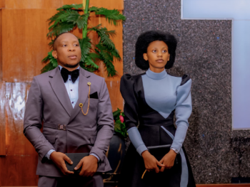 Divine Muntu uherutse gusohora “Hozana” yerekanywe mu rusengero we n'umusore bagiye kurushinga