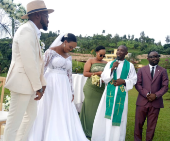 Umuhungu wa Dr. Rev. Rwibasira Vincent yakoreye ubukwe bw'akataraboneka ku Kivu