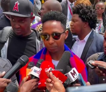 Israel Mbonyi has arrived in Kenya for Mega Concert