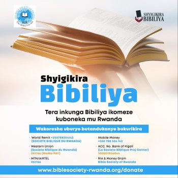 Menya impamvu BSR yatangije ubukangurambaga #ShyigikiraBibiliya n'uko watanga inkunga yawe