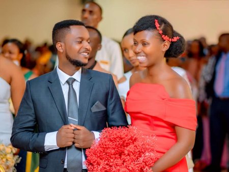 Jado Sinza na Esther Umulisa bemerewe n'amategeko y'u Rwanda kubana nk'umugabo n'umugore - PHOTOS