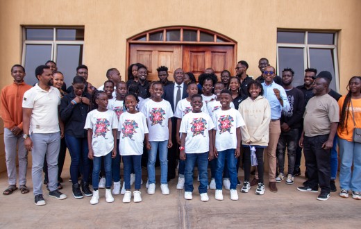 The first greatest children's choir in Africa called Watoto Children's Choir came to perform in Rwanda 