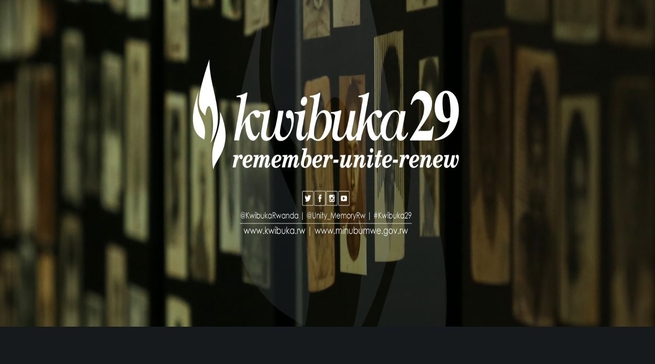 Mu Rwanda hatangiye icyumweru cy'icyunamo mu Kwibuka ku nshuro ya 29 Jenoside yakorewe Abatutsi mu 1994