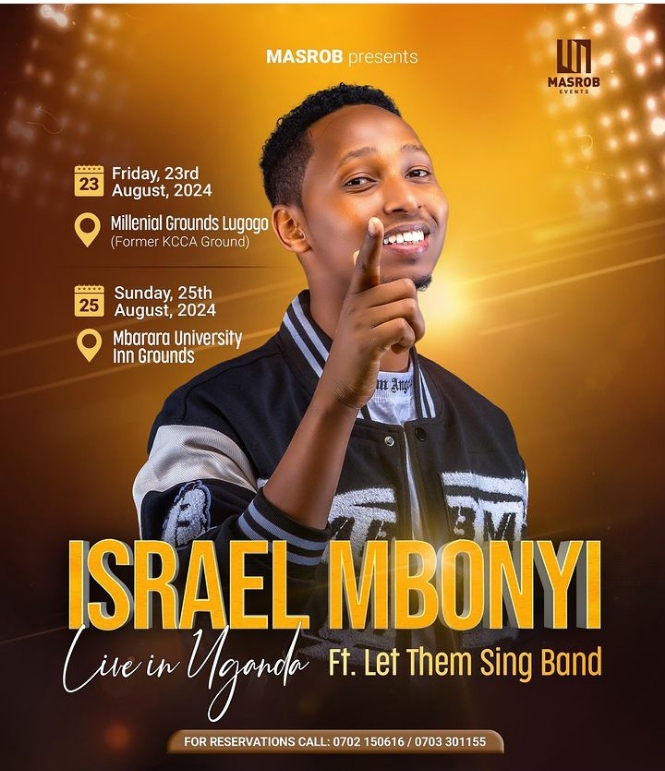 After Israel Mbonyi announced that he is going to perform in Uganda, those in Kenya and Tanzania are claiming 