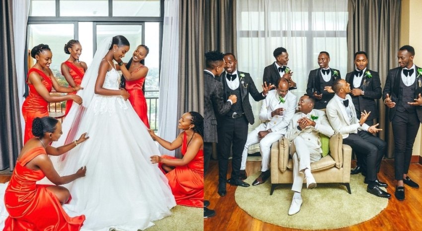 Ngwino dutahe ubukwe bwa Yves 'Victorious' na Ingrid 'Ngingi' mu mafoto 50 utigeze ubona 