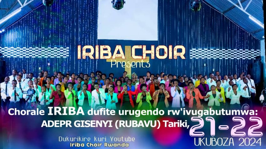 Bene inkwi barya ibihiye! Iriba choir itegerejwe nk'ifu mu madahanure muri "Bethlehem Evangelical Week" 