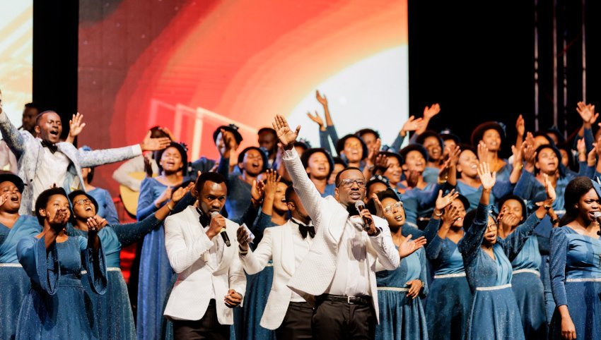 Shalom Choir yujuje BK Arena mu gitaramo cy'amateka cyasoje "Shalom Gospel Festival" izajya iba buri mwaka-PHOTOS