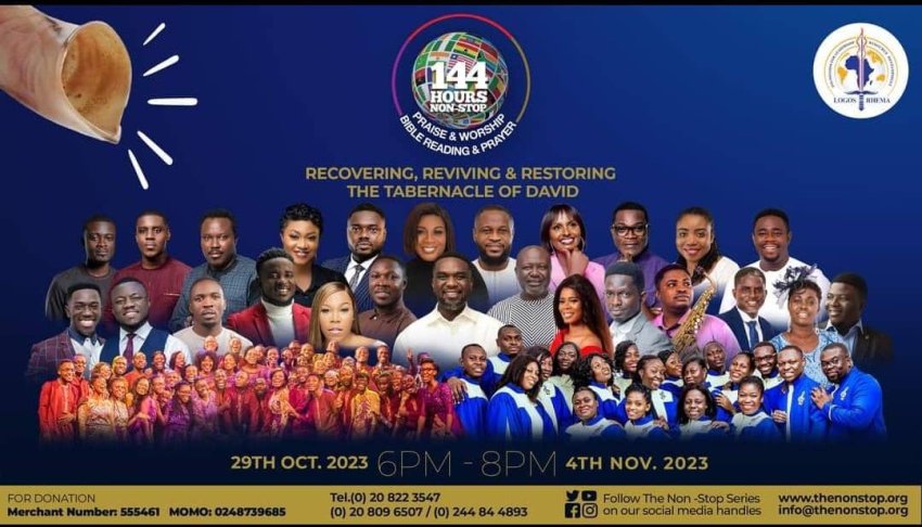 Ghana: Gaby na Tuyi bishimiye gutwara busabo ibendera rya Kristo mu masaha 144 yo kuramya