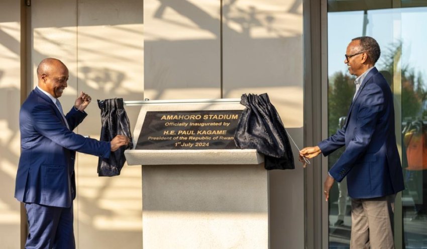 President Paul Kagame inaugurates the renovated Amahoro Stadium 