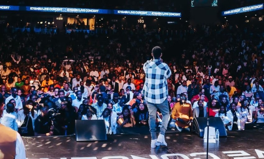 Israel Mbonyi sets another record for filling the BK Arena with big names concertgoers such as The Ben 