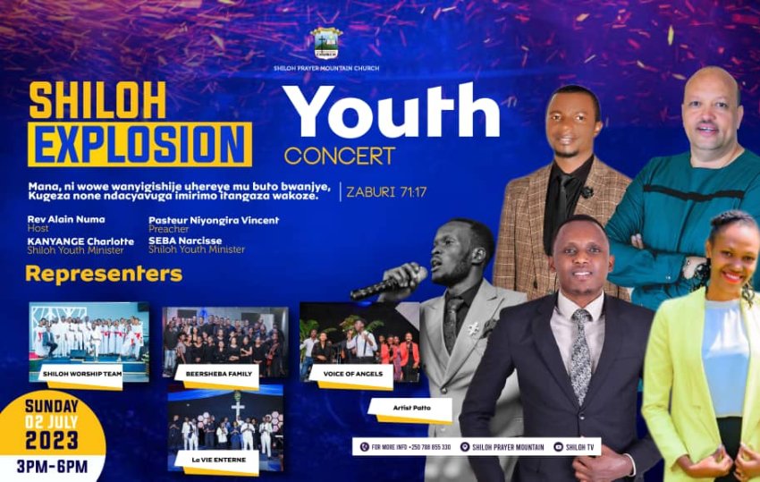 Hagiye guturika ikintu! Urubyiruko rwa Shiloh Prayer Mountain Church rwateguye igitaramo kirimo n'irushanwa ryo gucuranga