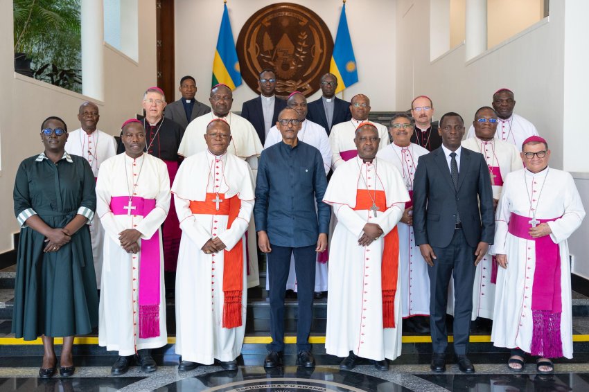 President Kagame Meets African Catholic Church Leaders, Urges Unity and Reconciliation Across the Continent